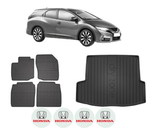 Set Covorase Presuri Auto Si Tavita Portbagaj HONDA CIVIC IX Tourer (FK) din 2014-2016 HONDA - Img 2