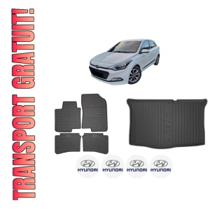 Set Covorase Presuri Auto Si Tavita Portbagaj HYUNDAI i20 II (GB, IB) din 2014-2021 HYUNDAI