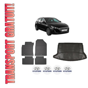 Set Covorase Presuri Auto Si Tavita Portbagaj HYUNDAI i30 (PDE, PD, PDEN) din 2016-2021 HYUNDAI