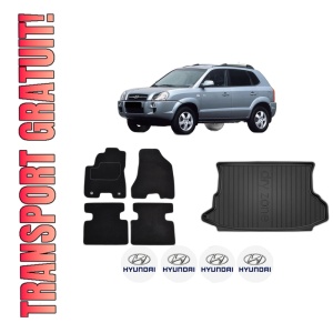 Set Covorase Presuri Auto Si Tavita Portbagaj HYUNDAI TUCSON (JM) din 2004-2012 HYUNDAI