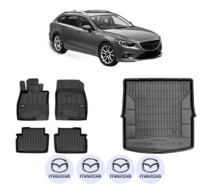 Set Covorase Presuri Auto Si Tavita Portbagaj MAZDA 6 Estate (GJ, GL) din 2012-2020 MAZDA - Img 2