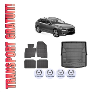 Set Covorase Presuri Auto Si Tavita Portbagaj MAZDA 6 Estate (GJ, GL) din 2012-2020 MAZDA