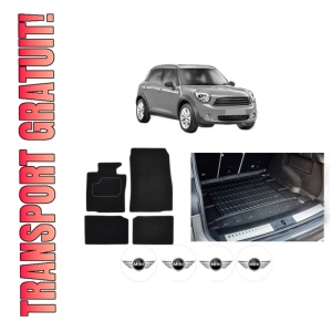 Set Covorase Presuri Auto Si Tavita Portbagaj MINI MINI COUNTRYMAN (R60) din 2010-2016 MINI