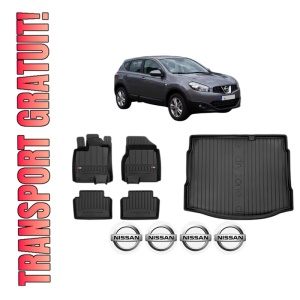 Set Covorase Presuri Auto Si Tavita Portbagaj NISSAN QASHQAI I VAN (J10) din 2013-2014 NISSAN