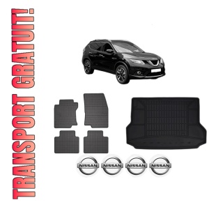 Set Covorase Presuri Auto Si Tavita Portbagaj NISSAN X-TRAIL III (T32_, T32R, T32RR) din 2014-2021 NISSAN