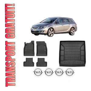 Set Covorase Presuri Auto Si Tavita Portbagaj OPEL ASTRA J Sports Tourer (P10) din 2010-2015 OPEL