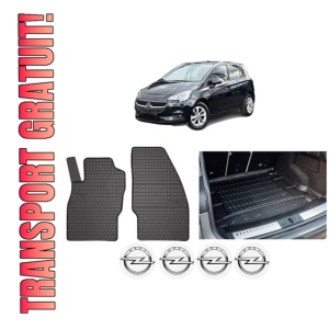 Set Covorase Presuri Auto Si Tavita Portbagaj OPEL CORSA E (X15) din 2014-2019 OPEL