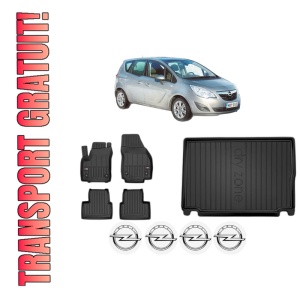 Set Covorase Presuri Auto Si Tavita Portbagaj OPEL MERIVA B MPV (S10) din 2010-2017 OPEL