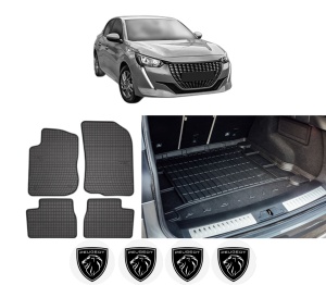 Set Covorase Presuri Auto Si Tavita Portbagaj PEUGEOT 208 II (UB_, UP_, UW_, UJ_) din 2019-2023 PEUGEOT - Img 2