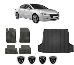 Set Covorase Presuri Auto Si Tavita Portbagaj PEUGEOT 508 I (8D_) din 2010-2018 PEUGEOT - Img 2