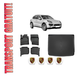 Set Covorase Presuri Auto Si Tavita Portbagaj PORSCHE CAYENNE (92A) din 2010-2018 PORSCHE