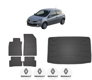 Set Covorase Presuri Auto Si Tavita Portbagaj RENAULT CLIO III (BR0/1, CR0/1) din 2005-2014 RENAULT - Img 2