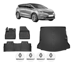 Set Covorase Presuri Auto Si Tavita Portbagaj RENAULT ESPACE V (JR_) din 2015-2023 RENAULT - Img 2