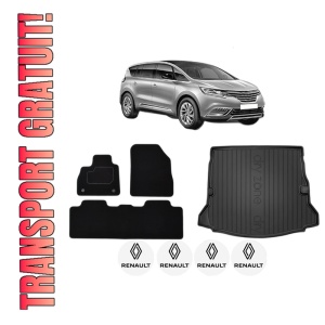 Set Covorase Presuri Auto Si Tavita Portbagaj RENAULT ESPACE V (JR_) din 2015-2023 RENAULT