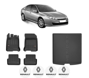 Set Covorase Presuri Auto Si Tavita Portbagaj RENAULT LAGUNA III (BT0/1) din 2007-2015 RENAULT - Img 2