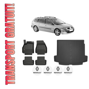 Set Covorase Presuri Auto Si Tavita Portbagaj RENAULT MEGANE II Estate (KM0/1_) din 2003-2011 RENAULT