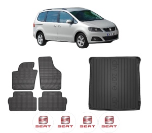 Set Covorase Presuri Auto Si Tavita Portbagaj SEAT ALHAMBRA (710, 711) din 2010-2022 SEAT - Img 2