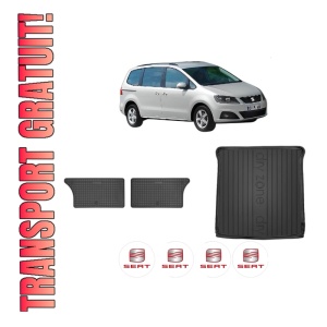 Set Covorase Presuri Auto Si Tavita Portbagaj SEAT ALHAMBRA (710, 711) din 2010-2022 SEAT