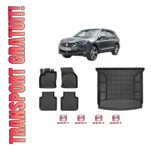 Set Covorase Presuri Auto Si Tavita Portbagaj SEAT TARRACO (KN2) din 2018-2024 SEAT