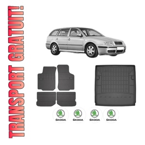 Set Covorase Presuri Auto Si Tavita Portbagaj SKODA Octavia I Combi (1U5) din 1998-2010 SKODA