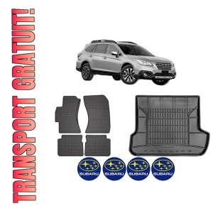 Set Covorase Presuri Auto Si Tavita Portbagaj SUBARU OUTBACK (BS) din 2014-2015 SUBARU