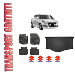 Set Covorase Presuri Auto Si Tavita Portbagaj SUZUKI SWIFT IV (FZ, NZ) din 2010-2013 SUZUKI