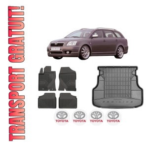Set Covorase Presuri Auto Si Tavita Portbagaj TOYOTA AVENSIS Estate (_T25_) din 2003-2008 TOYOTA