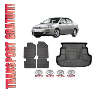 Set Covorase Presuri Auto Si Tavita Portbagaj TOYOTA COROLLA Saloon (_E12_) din 2001-2008 TOYOTA