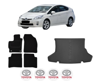 Set Covorase Presuri Auto Si Tavita Portbagaj TOYOTA PRIUS (_W3_) din 2008-2016 TOYOTA - Img 2