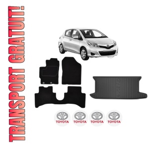 Set Covorase Presuri Auto Si Tavita Portbagaj TOYOTA YARIS (_P13_) din 2010-2020 TOYOTA