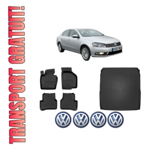 Set Covorase Presuri Auto Si Tavita Portbagaj Volkswagen PASSAT B7 (A32, A33) din 2011-2020 Volkswagen
