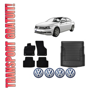 Set Covorase Presuri Auto Si Tavita Portbagaj Volkswagen PASSAT B8 (3G2, CB2) din 2014-2024 Volkswagen