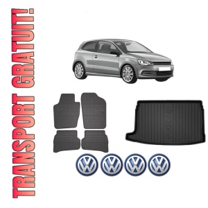 Set Covorase Presuri Auto Si Tavita Portbagaj Volkswagen POLO V (6R1, 6C1) din 2009-2022 Volkswagen