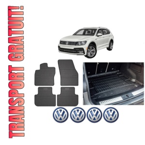 Set Covorase Presuri Auto Si Tavita Portbagaj Volkswagen TIGUAN (AD1, AX1) din 2016-2024 Volkswagen