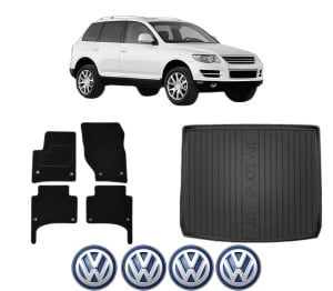 Set Covorase Presuri Auto Si Tavita Portbagaj Volkswagen TOUAREG (7LA, 7L6, 7L7) din 2002-2010 Volkswagen - Img 2