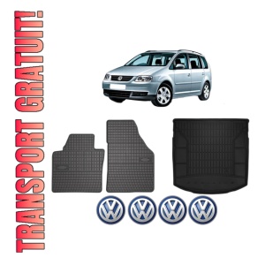 Set Covorase Presuri Auto Si Tavita Portbagaj Volkswagen TOURAN (1T1, 1T2) din 2003-2010 Volkswagen