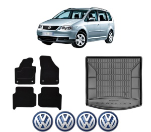 Set Covorase Presuri Auto Si Tavita Portbagaj Volkswagen TOURAN (1T3) din 2010-2015 Volkswagen - Img 2