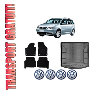 Set Covorase Presuri Auto Si Tavita Portbagaj Volkswagen TOURAN (1T3) din 2010-2015 Volkswagen