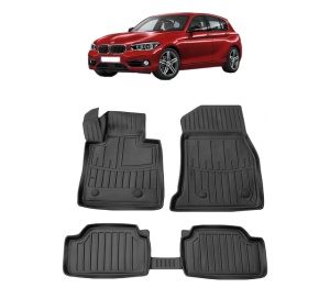 Set covorase presuri BMW Seria 1 F20 din 2011-2019, auto, din cauciuc thermoplastic - Img 2