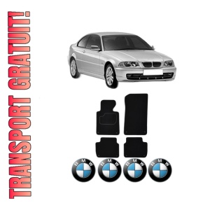 Set Covorase Presuri BMW Seria 3 (E46) din 1997-2005, Auto, Material Textil Mocheta, BMW