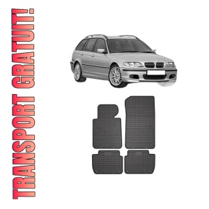 Set covorase presuri BMW Seria 3 Touring (E46) din 1999-2005, auto, din cauciuc thermoplastic, BMW Seria