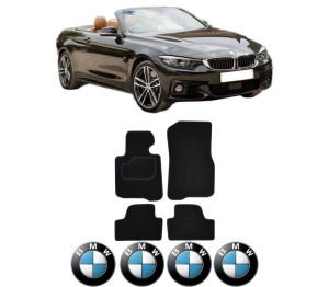 Set Covorase Presuri BMW Seria 4 Convertible (F33, F83) din 2013-2020, Auto, Material Textil Mocheta, BMW - Img 2