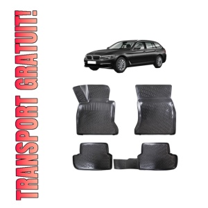 Set covorase presuri BMW Seria 5 VII G31 din 2017-2023, auto, din cauciuc thermoplastic - Img 8