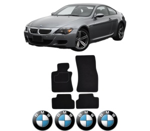 Set Covorase Presuri BMW Seria 6 (E63) din 2003-2010, Auto, Material Textil Mocheta, BMW - Img 2