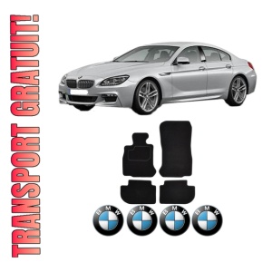 Set Covorase Presuri BMW Seria 6 Gran Coupe (F06) din 2012-2018, Auto, Material Textil Mocheta, BMW