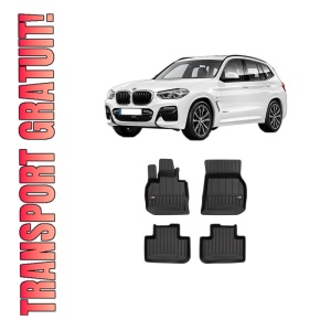 Set covorase presuri BMW Seria X3 (G01, F97, G08) din 2017-2020, auto, din cauciuc thermoplastic, BMW Seria