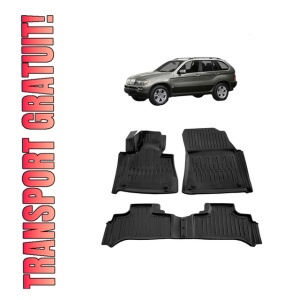 Set covorase presuri BMW Seria X5 E53 din 1999-2006, auto, din cauciuc thermoplastic - Img 8