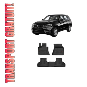 Set covorase presuri BMW Seria X5 (F15, F85) din 2013-2018, auto, din cauciuc thermoplastic, BMW Seria
