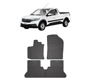 Set covorase presuri DACIA DOKKER Pickup din 2017-2021, auto, din cauciuc thermoplastic, DACIA - Img 2