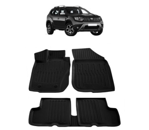 Set covorase presuri DACIA DUSTER 4WD din 2014-2018, auto, din cauciuc thermoplastic - Img 2